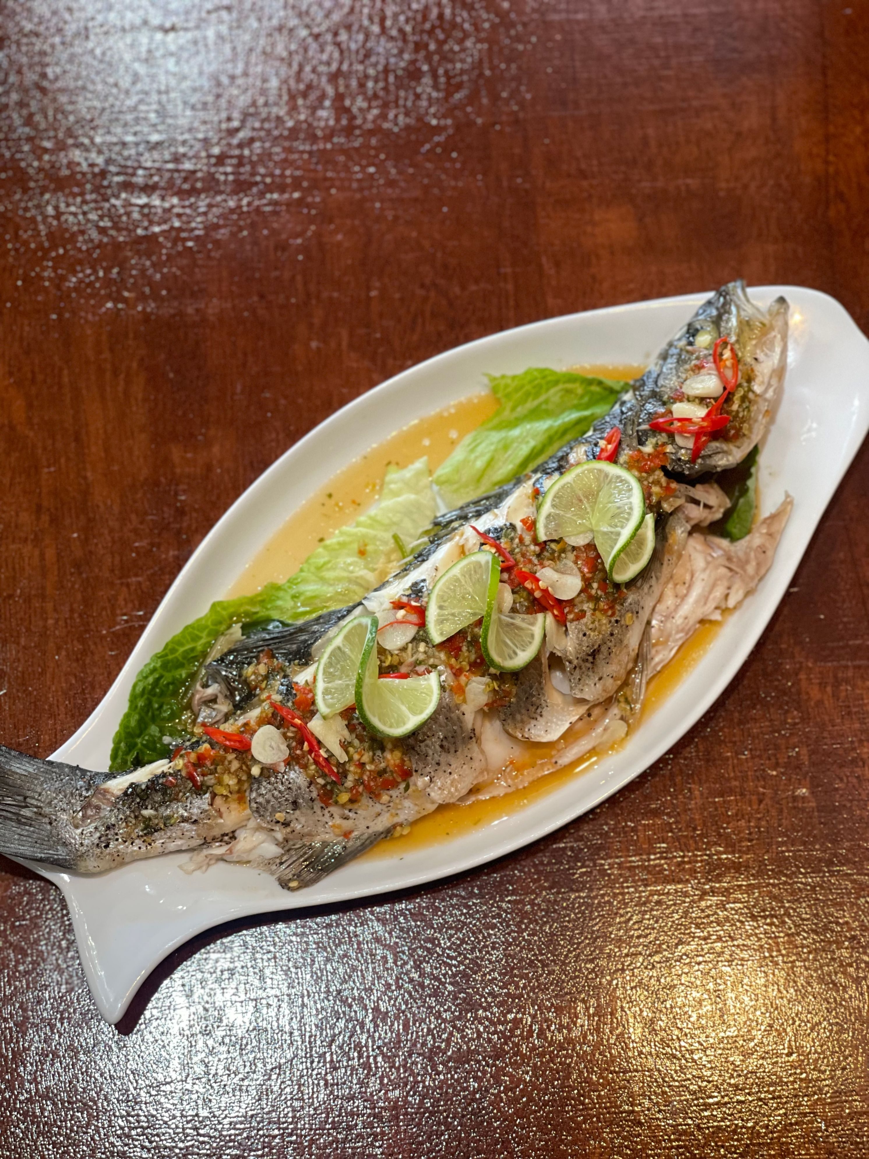 Hot and Spicy Lime Thai Dressing Seafood.