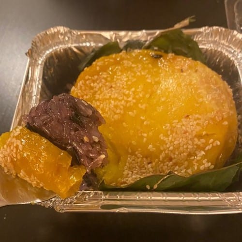 Sweet Coconut Sticky Rice.
