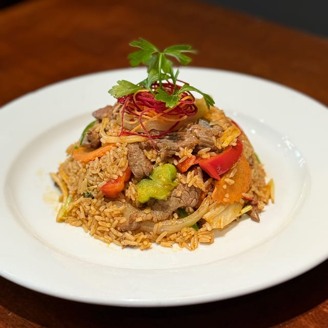 Spicy Basil Fried Rice.