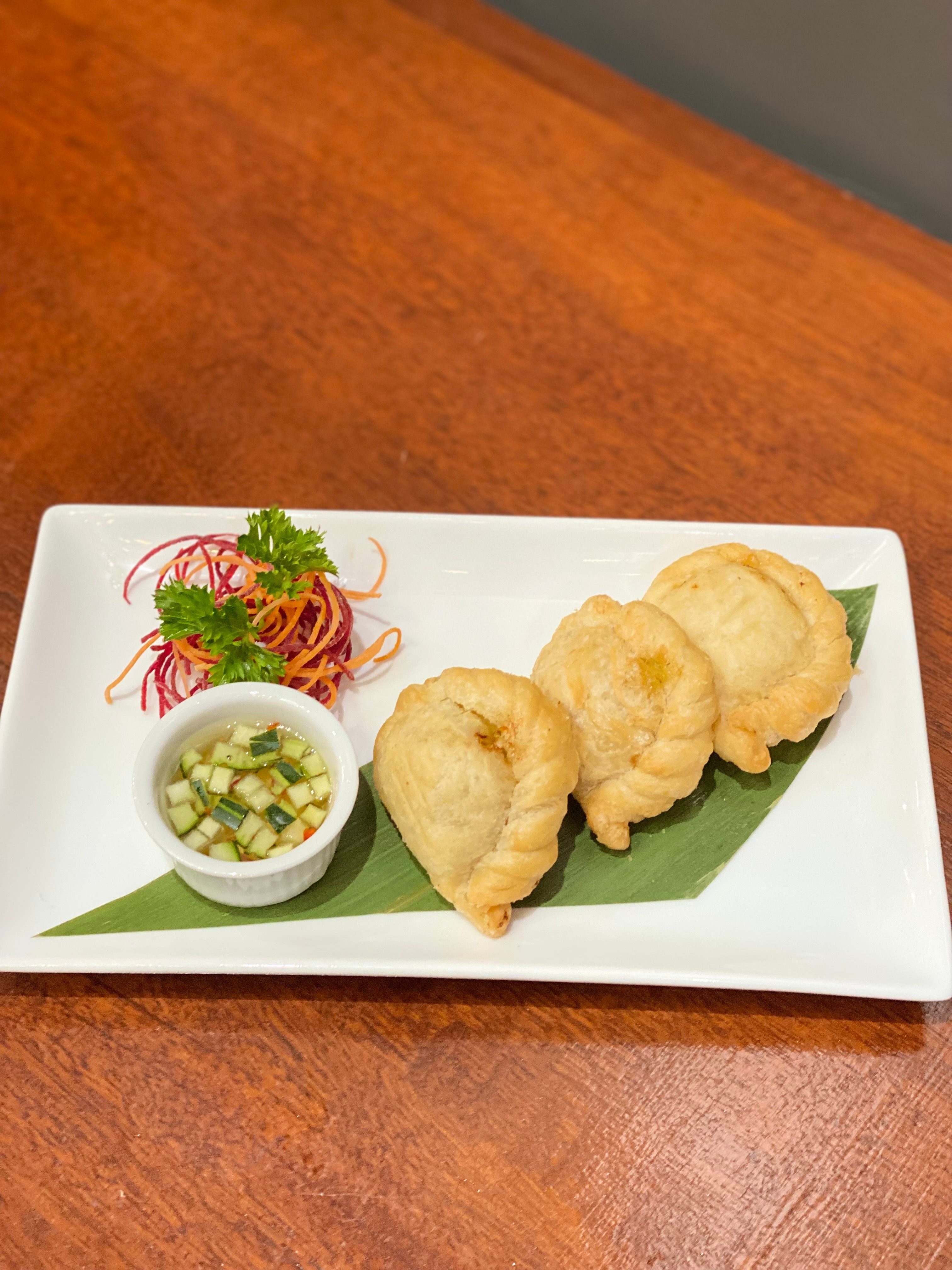 Chicken Curry Puffs.