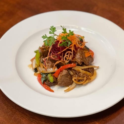 Sauteed Vegetarian Duck.
