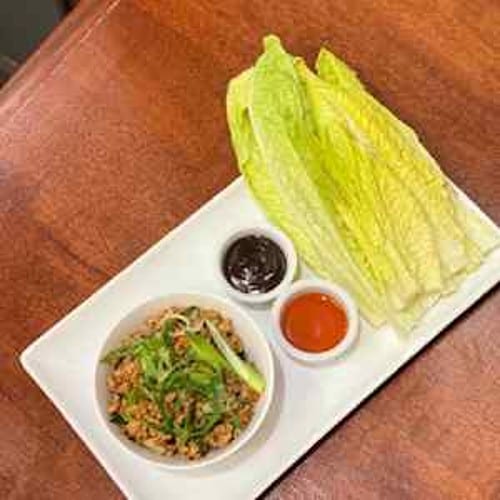 Chicken Lettuce Wrap.